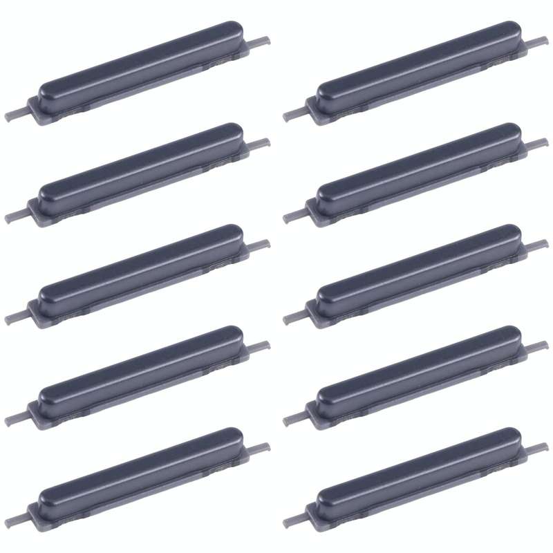 For Samsung Galaxy A24 4G SM-A255F 10pcs Original Power Button and Volume Control Button (Black)