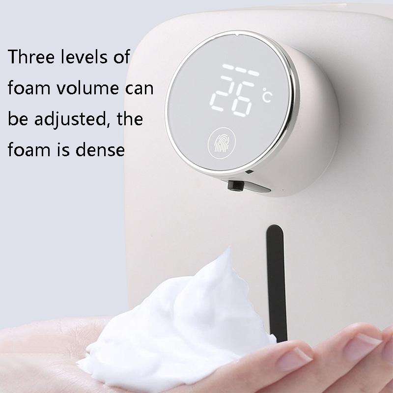 X101 Intelligent Automatic Sensor Soap Dispenser USB Rechargeable Wall-Mounted Foam Hand Washing ...