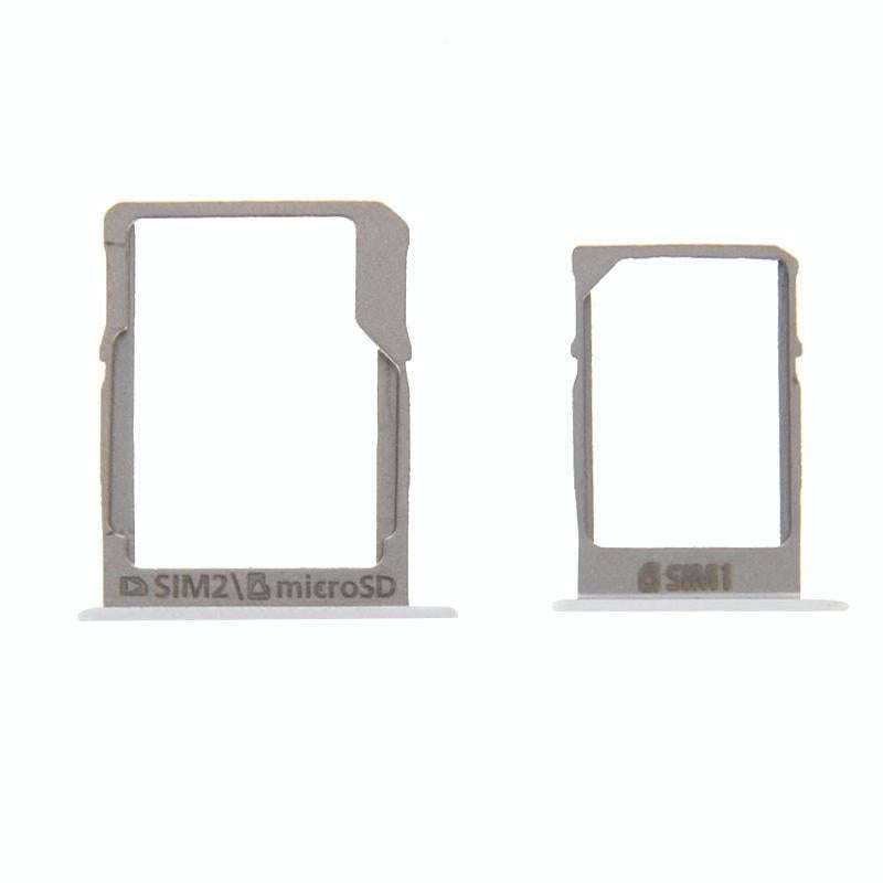 For Galaxy A3 / A300 & A5 / A500 & A7 / A700 SIM Card Tray & Micro SD Card Tray  (White)