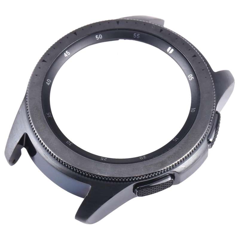 Original LCD Screen Frame Bezel Plate For Samsung Galaxy Watch 42mm SM-R810 (Black)