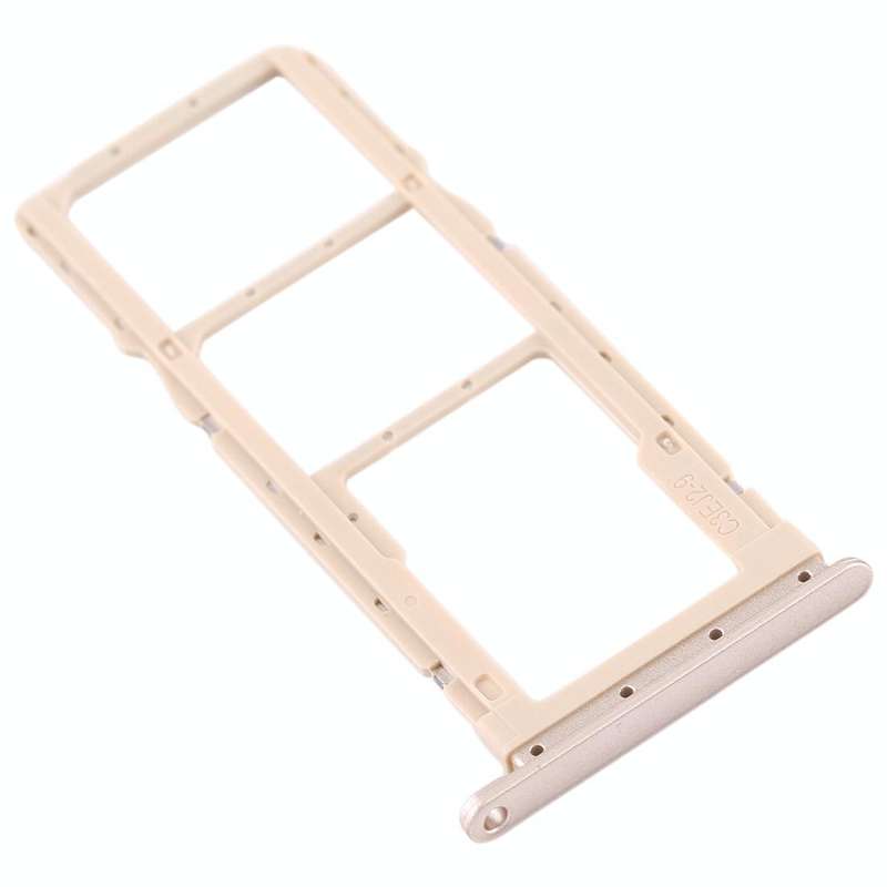 SIM Card Tray + SIM Card Tray + Micro SD Card Tray for Xiaomi Redmi 7A (Gold)