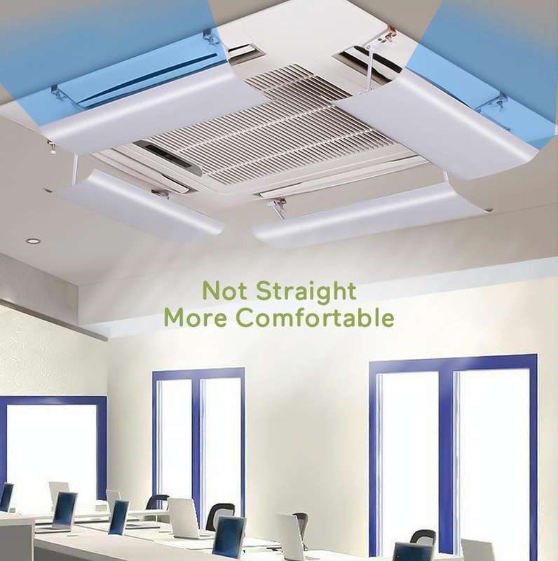 54cm Single Piece Central Air Conditioning Wind Deflector Shield Air-Conditioning Anti Direct Blo...