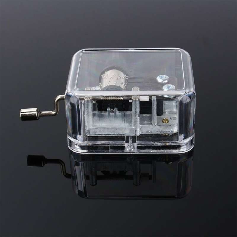 Music Box DIY Craft Vintage Musical Gold Hand Music Boxes(Castle in the Sky)
