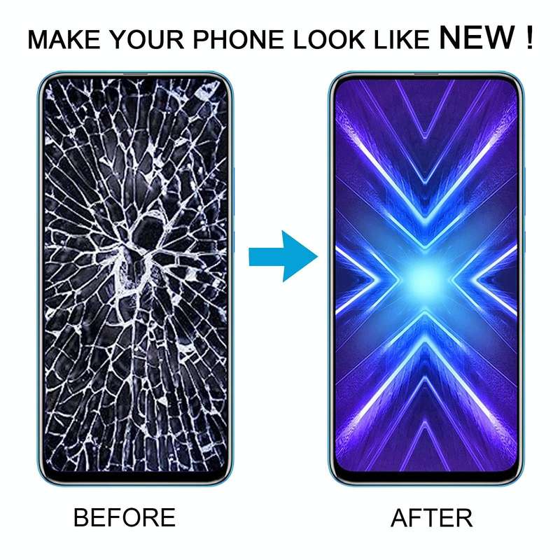 For Honor 9X Global LCD Screen and Digitizer Full Assembly with Frame (Black)