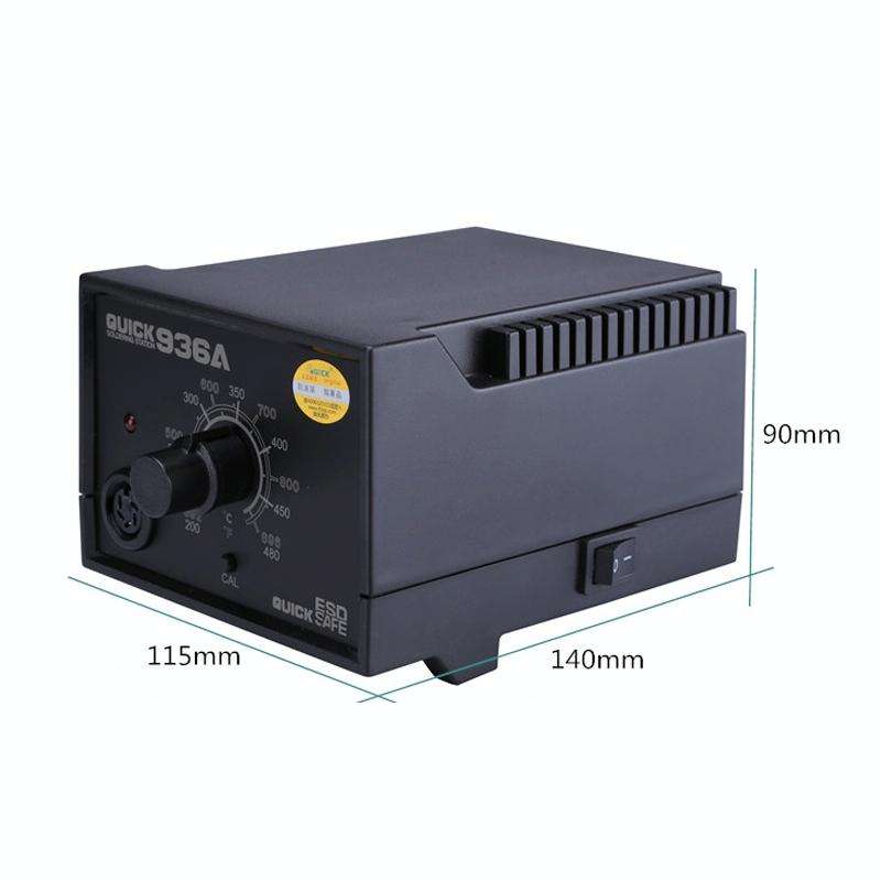 4 in 1 QUICK 936A 220V 60W Soldering Station Constant Temperature Soldering Iron Soldering Tool, ...