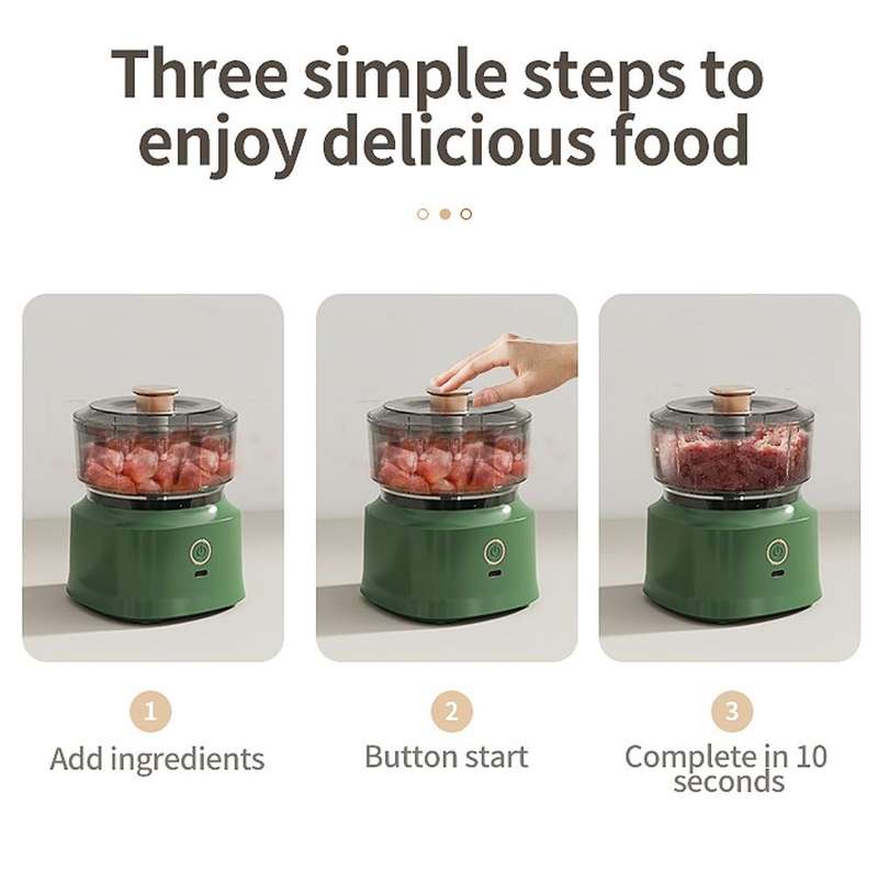 MY-01 Multifunctional Cooking Machine Wireless Electric Meat Grinder Baby Food Supplement Machine...
