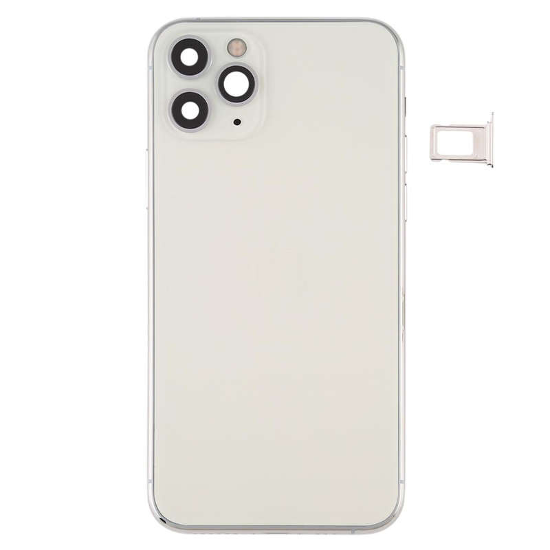 Battery Back Cover (with Side Keys & Card Tray & Power + Volume Flex Cable & Wireless Charging Mo...