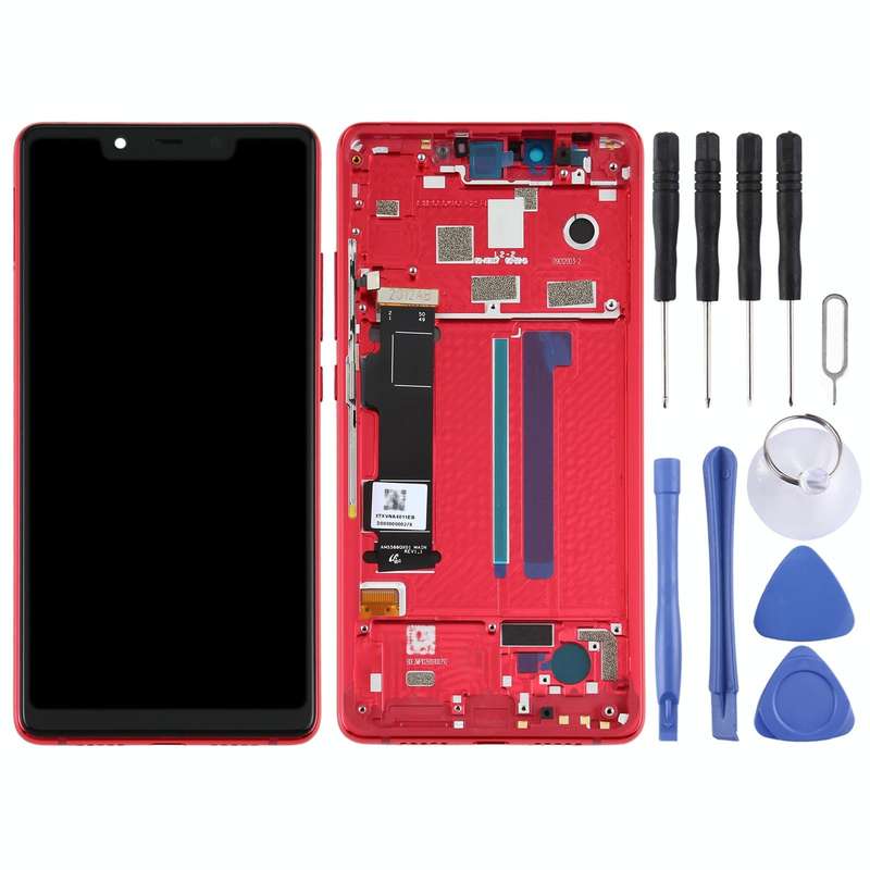 Original LCD Screen for Xiaomi Mi 8 SE with Digitizer Full Assembly(Red)