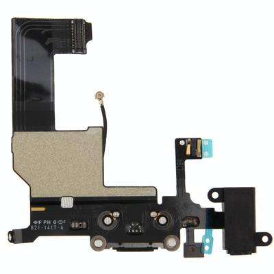 Original Tail Connector Charger Flex Cable + Headphone Audio Jack Ribbon Flex Cable for iPhone 5(...