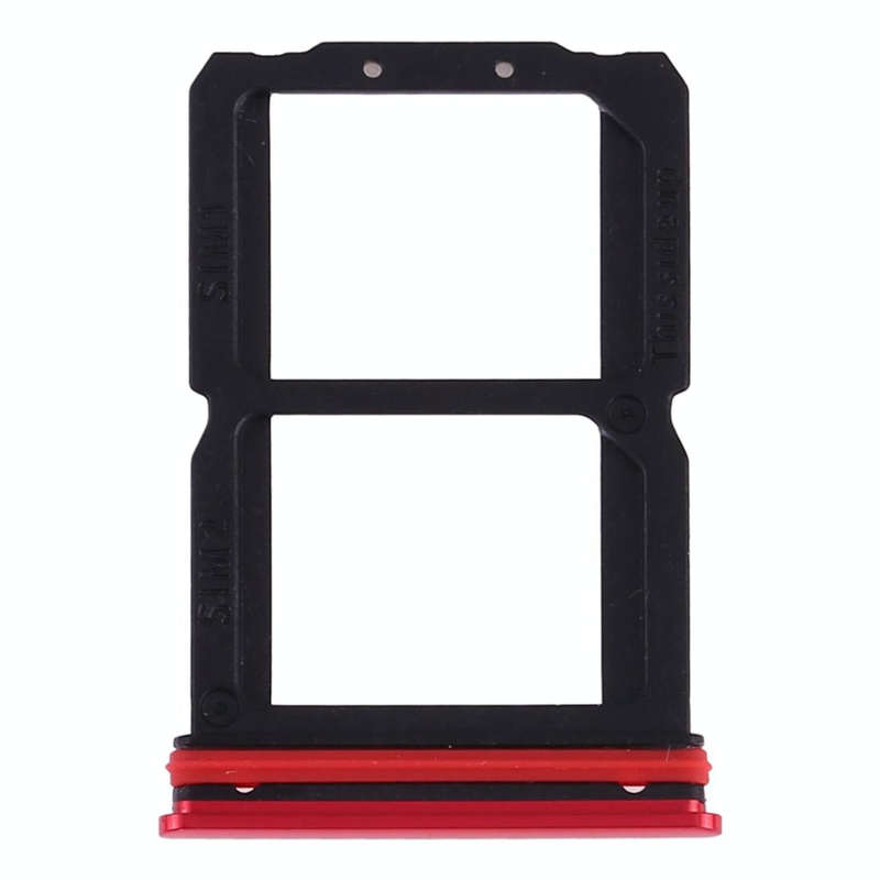 For OnePlus 7 SIM Card Tray + SIM Card Tray (Red)