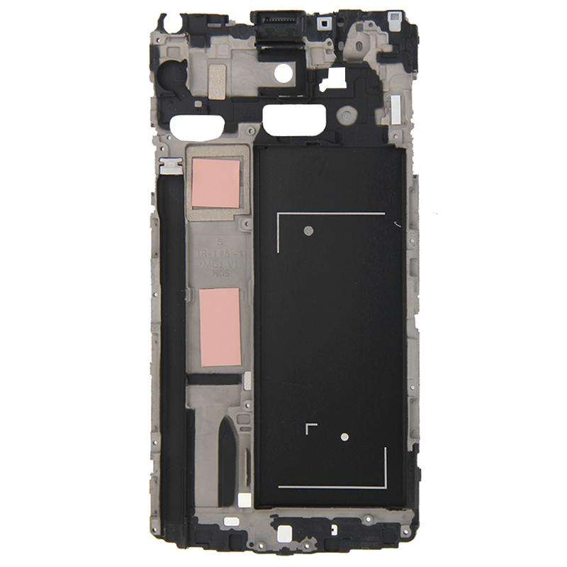 For Galaxy Note 4 / N910F Full Housing Cover (Front Housing LCD Frame Bezel Plate + Middle Frame ...