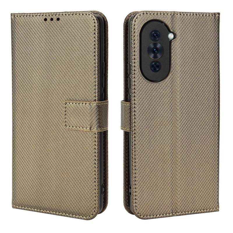 For Huawei nova 10 Diamond Texture Leather Phone Case(Brown)