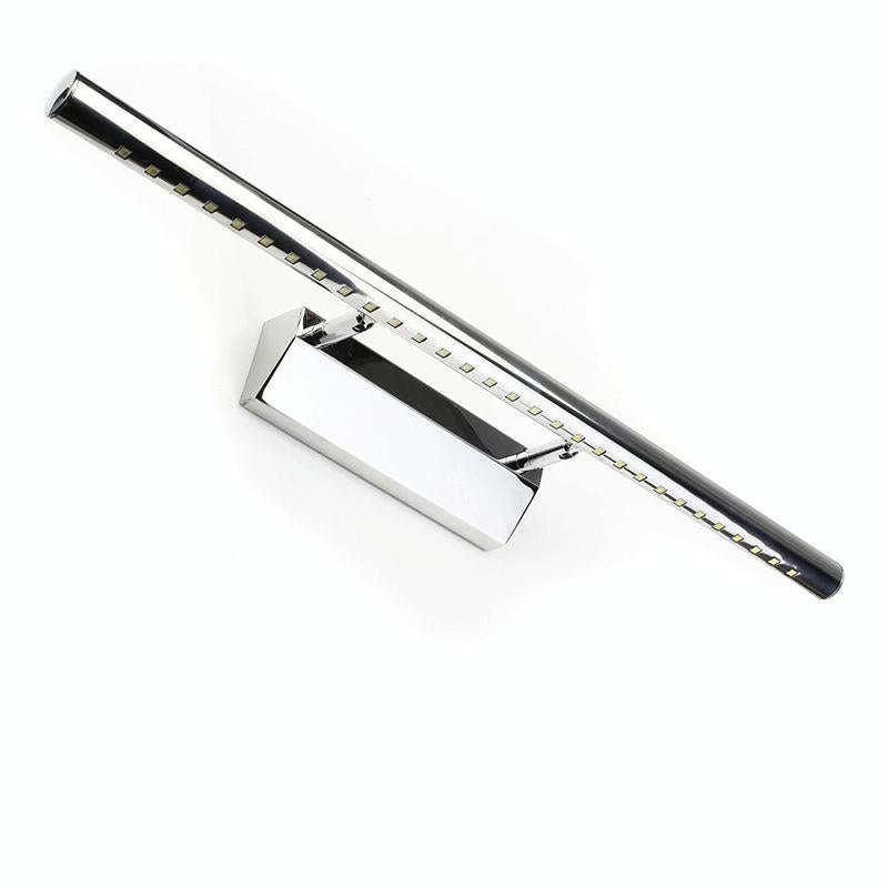 5W LED Wall Lamp Stainless Steel Bathroom Mirror Light, Model:40CM With Switch(White Light)