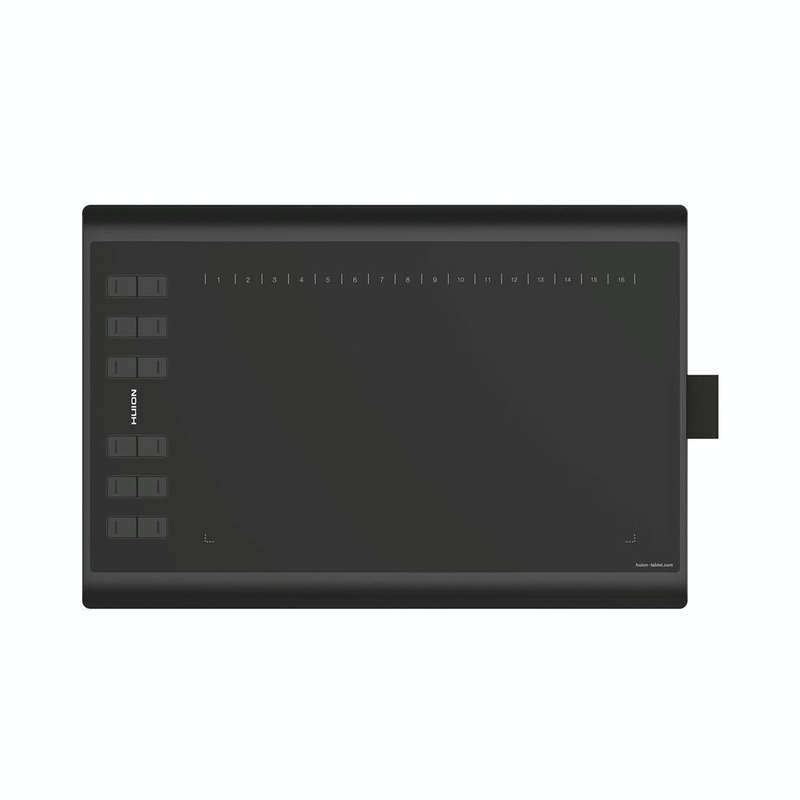HUION Inspiroy Series 1060Plus (8192) 5080LPI Professional Art USB Graphics Drawing Tablet for Wi...
