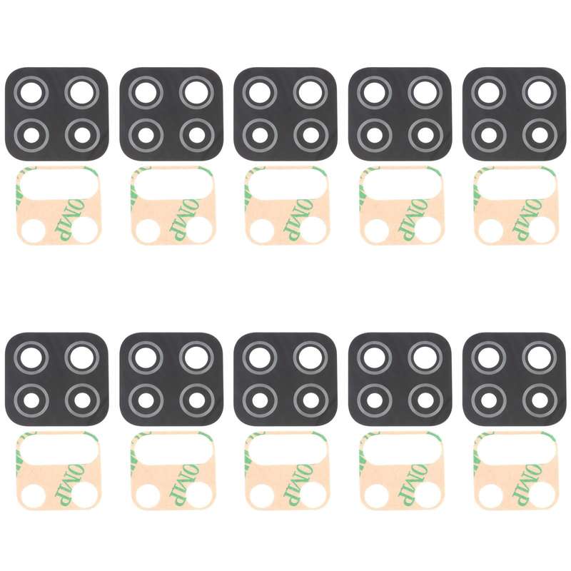 For Samsung Galaxy A12 SM-A125 10pcs Back Camera Lens