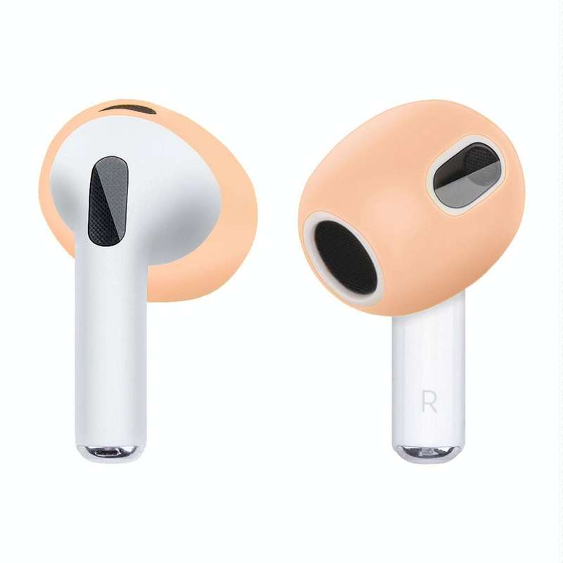 Ear Cap Silicone Protective Case for AirPods 3(Orange)