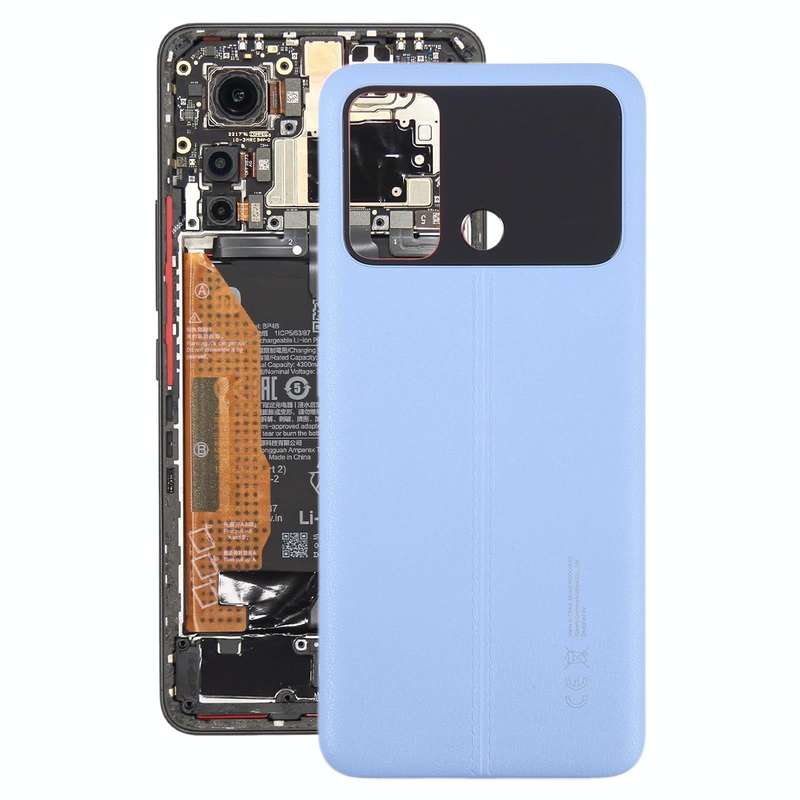 For Xiaomi Poco C55 Original Battery Back Cover (Blue)