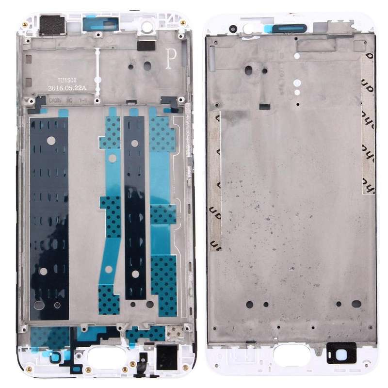 For OPPO A59 / F1s Front Housing LCD Frame Bezel Plate  (White)