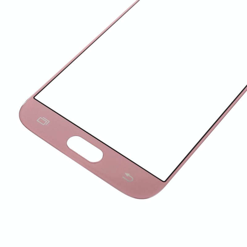 For Galaxy J3 (2017) / J330 Front Screen Outer Glass Lens (Rose Gold)