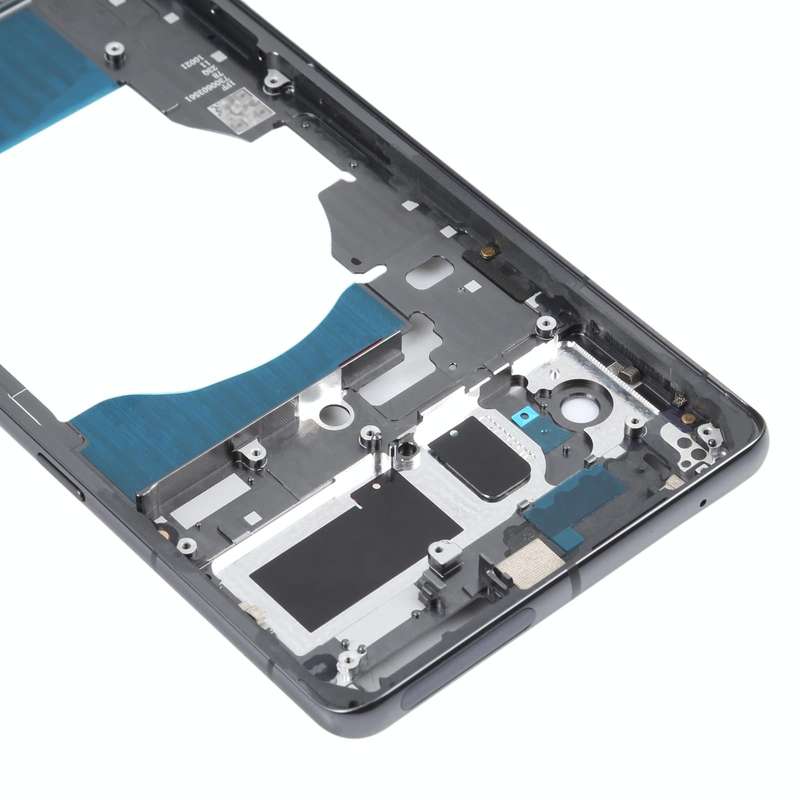 For Google Pixel 7 Front Housing LCD Frame Bezel Plate(Black)