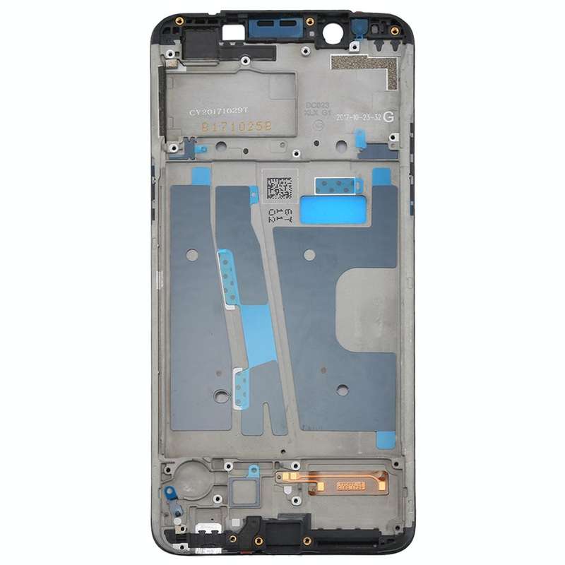 For OPPO A73 / F5 Front Housing LCD Frame Bezel Plate  (Black)