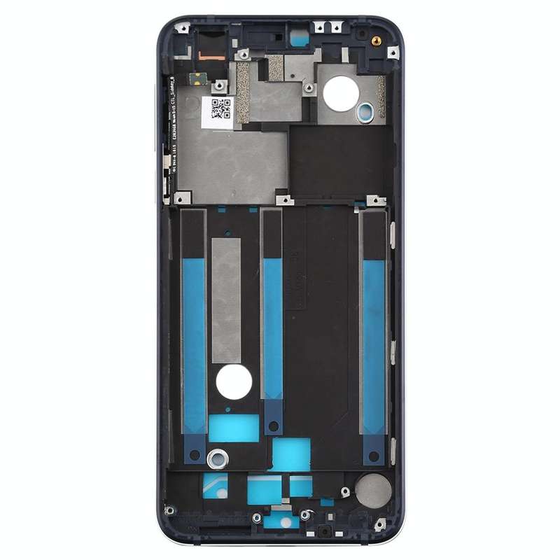Front Housing LCD Frame Bezel Plate for Nokia 7.1 TA-1100 TA-1096 TA-1095 TA-1085 TA-1097(Black)