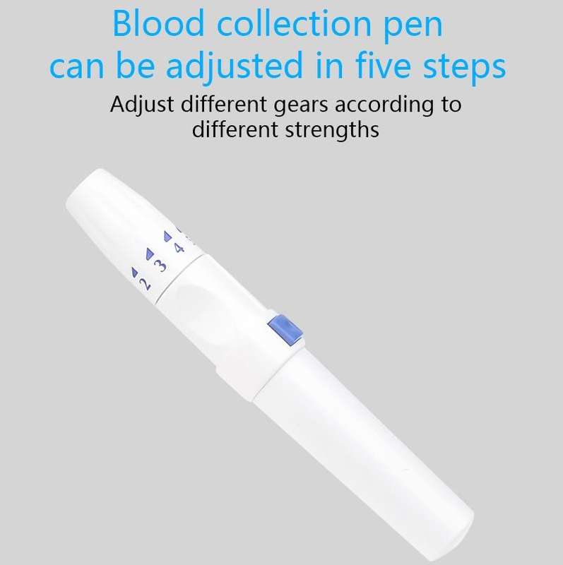 803 LCD Screen Home Automatic Blood Glucose Test, Shape: Set(English Version)