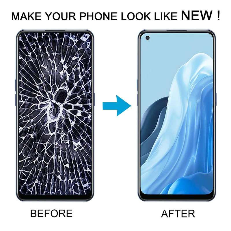 For OPPO Find X5 Lite Original AMOLED LCD Screen Digitizer Full Assembly with Frame