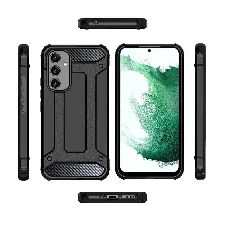 For Samsung Galaxy A54 5G Magic Armor TPU Hard PC Phone Case(Black)