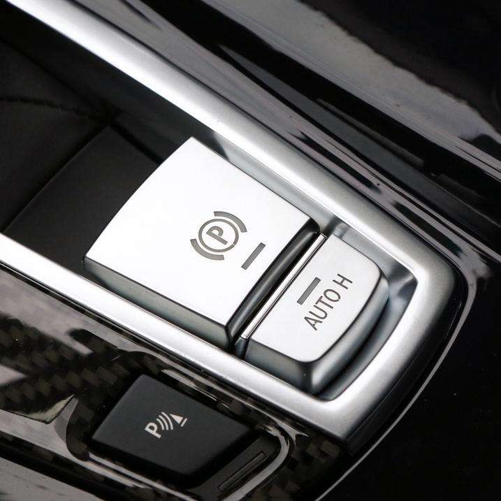 SRXTZM Parking Brake Switch P Button Cover ABS Chrome for BMW F10 F07 F01 X3 F25 X4 F26 F11 F06 X...