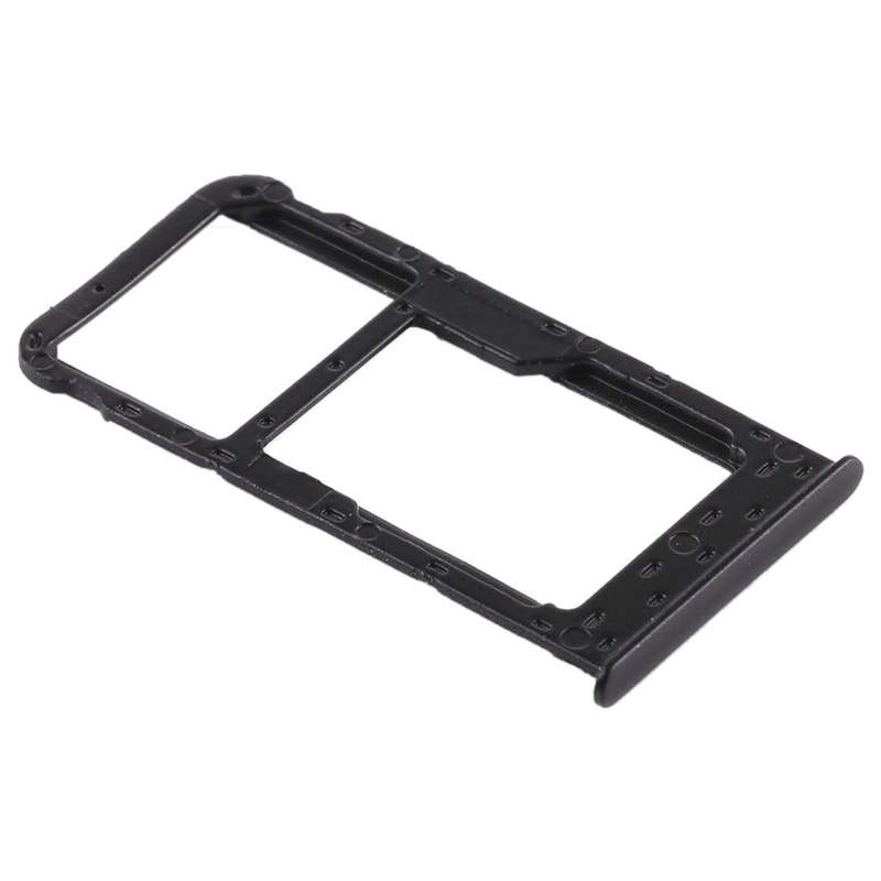 SIM Card Tray + SIM Card Tray / Micro SD Card for Huawei P smart (Enjoy 7S) (Black)