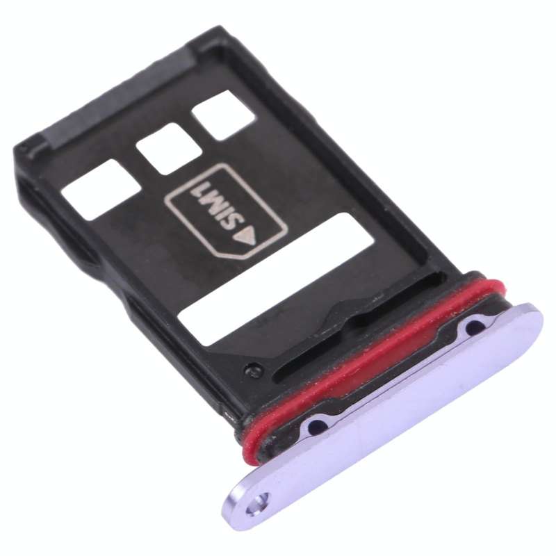 SIM Card Tray + NM Card Tray for Huawei Mate 30E Pro 5G (Purple)