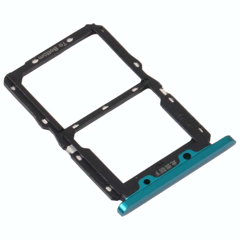 SIM Card Tray + NM Card Tray for Huawei Nova 5 Pro (Green)