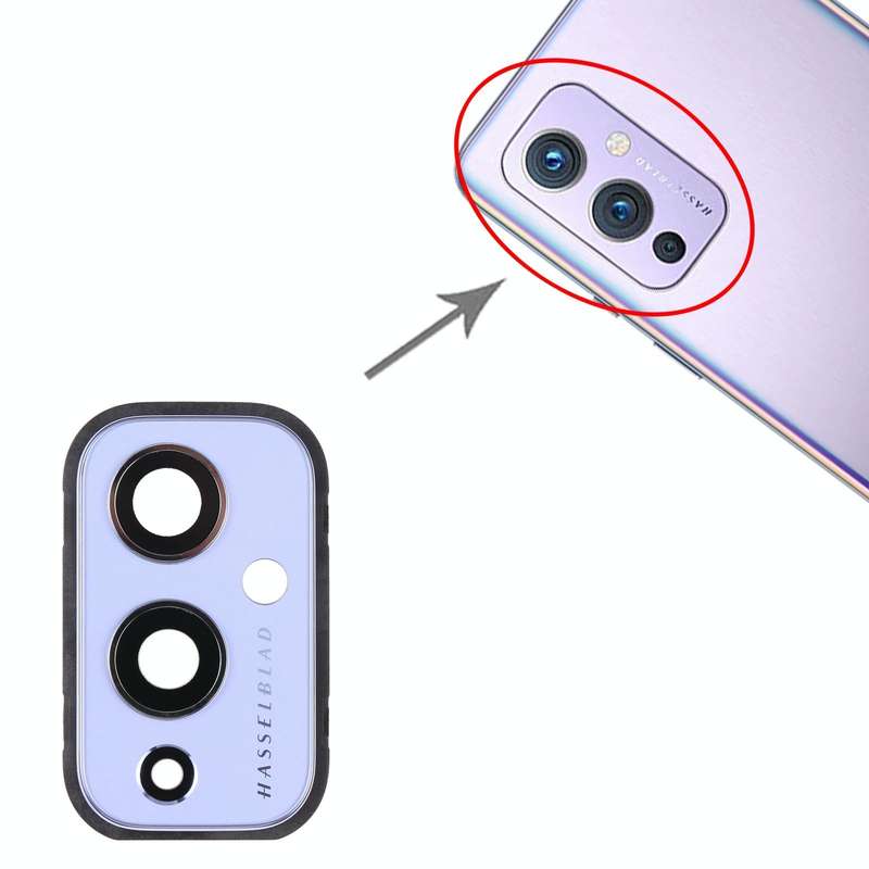 For OnePlus 9 (IN/CN Edition) Camera Lens Cover (Purple)