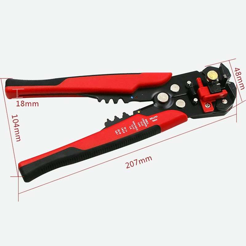5 in 1 Multifunctional Cable Wire Stripper Cutter Crimper Self-Adjusting Terminal Crimping Stripp...