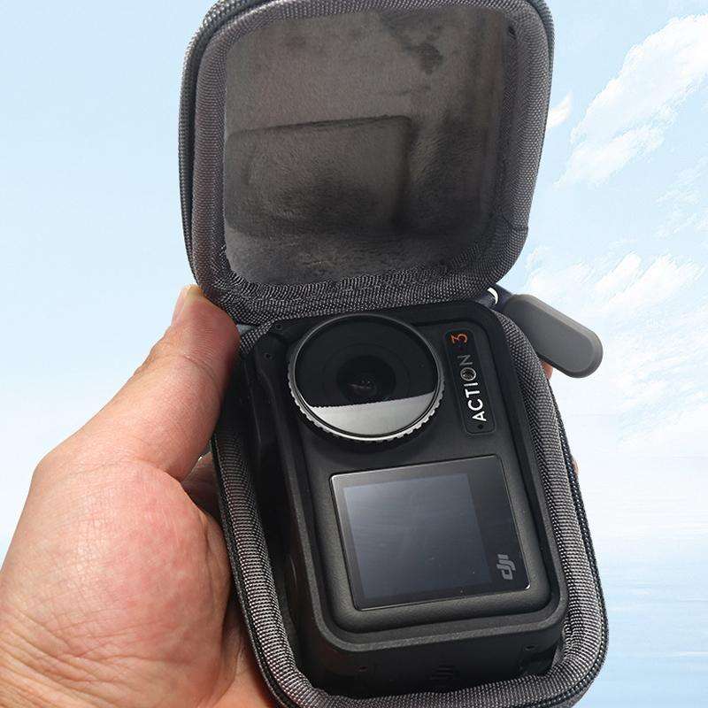 For Insta360 Ace Pro / Action 4/ Action 3 Protective Storage Bag(Black)