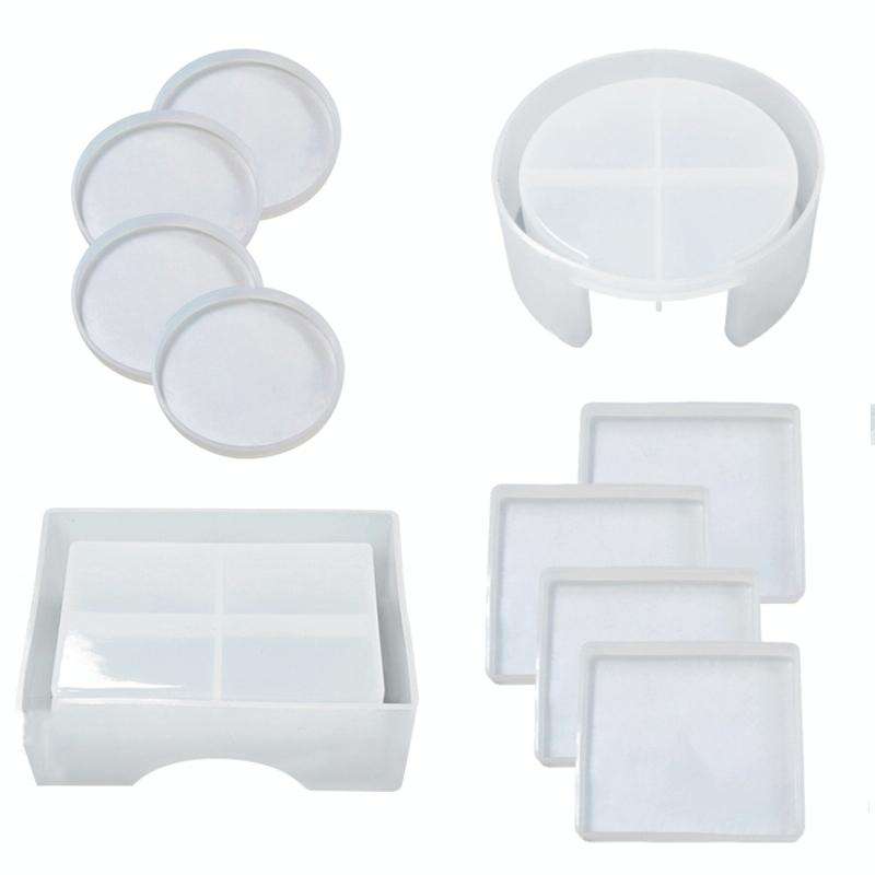 DIY Crystal Epoxy Storage Box Silicone Mould, Specification: 10 PCS/Set