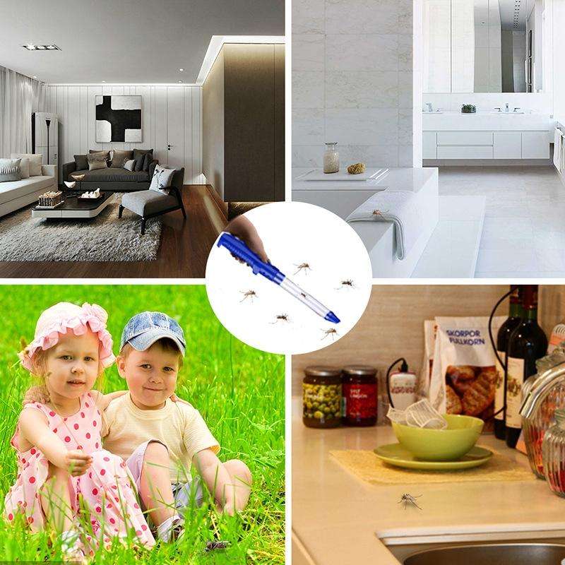 SK818 USB Charging Insects Bugs Suction Traps Electric Pest Spider Catcher with LED Light(Blue)