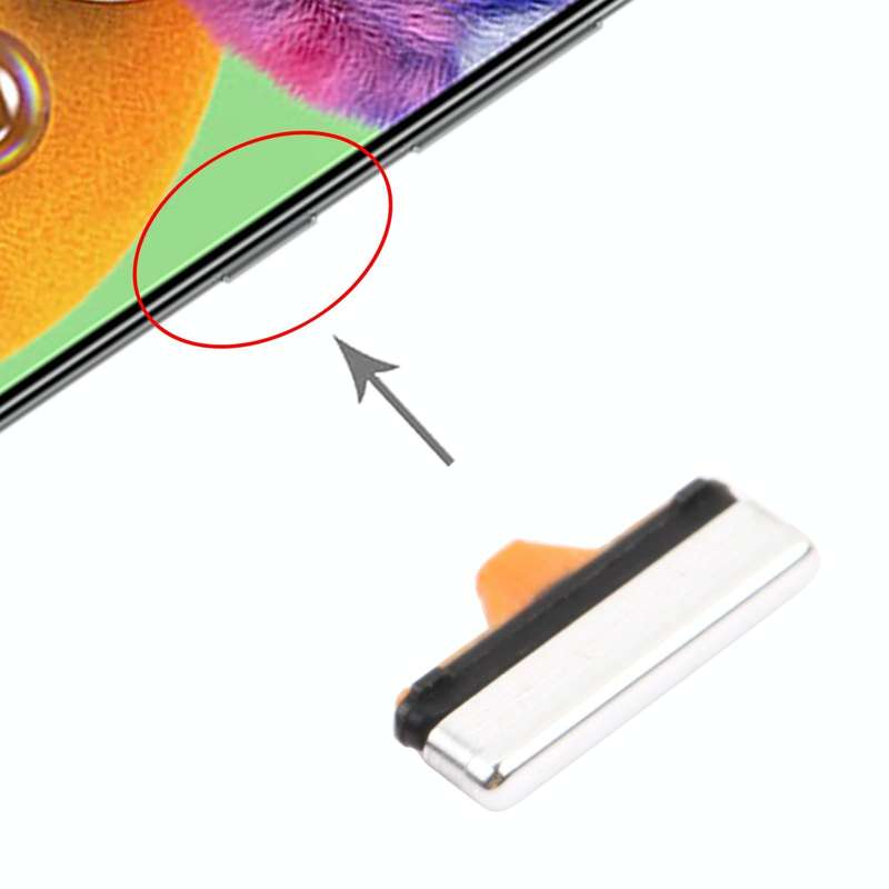 For Samsung Galaxy A90 Power Button and Volume Control Button(Silver)