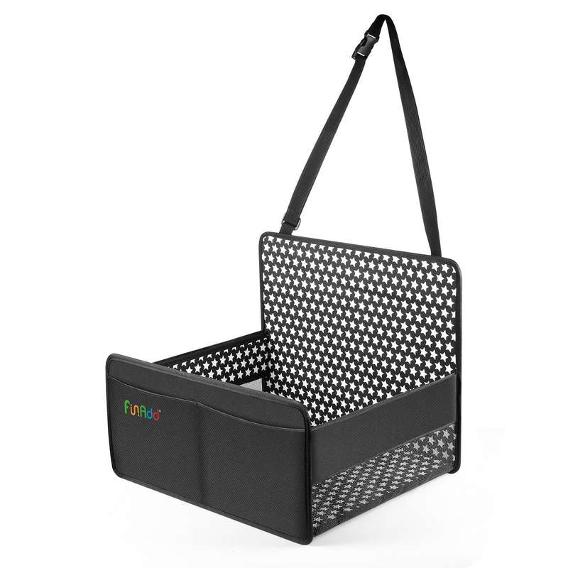 FunAdd Breathable and Foldable Pet Dog Car Basket Anti-dirty Waterproof Pad (Black)