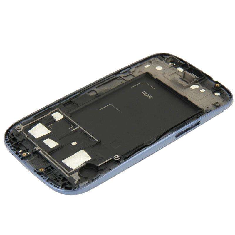 For Galaxy SIII LTE / i9305 Full Housing Faceplate Cover  (Blue)