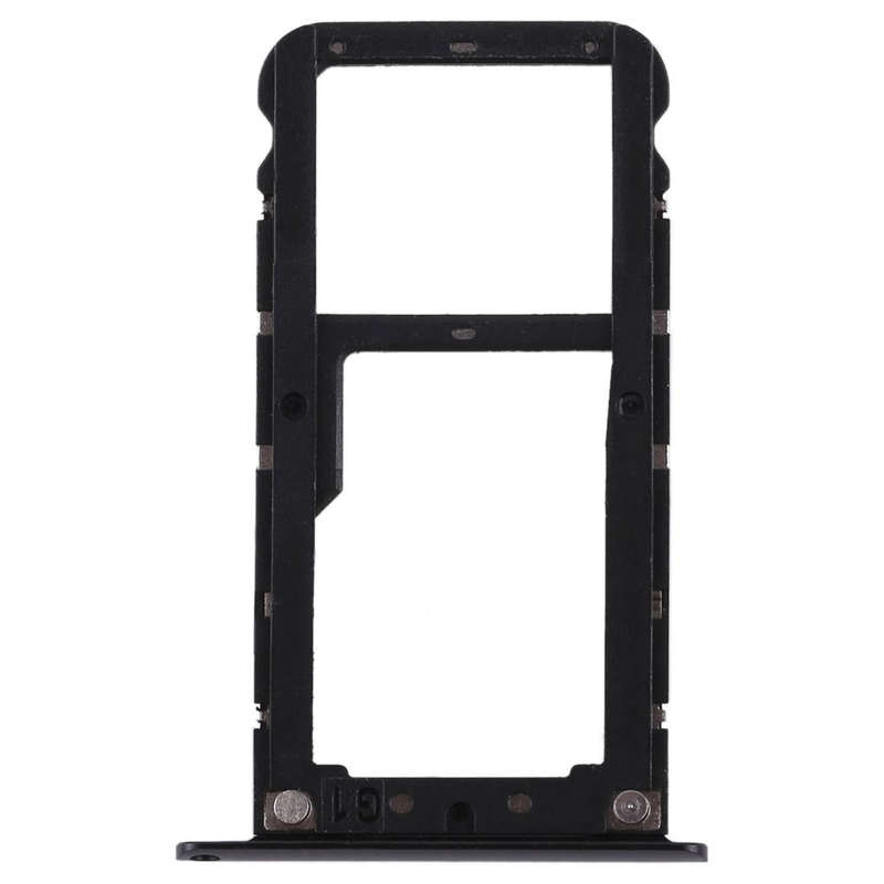 2 SIM Card Tray / Micro SD Card Tray for Xiaomi Redmi 5 Plus(Black)