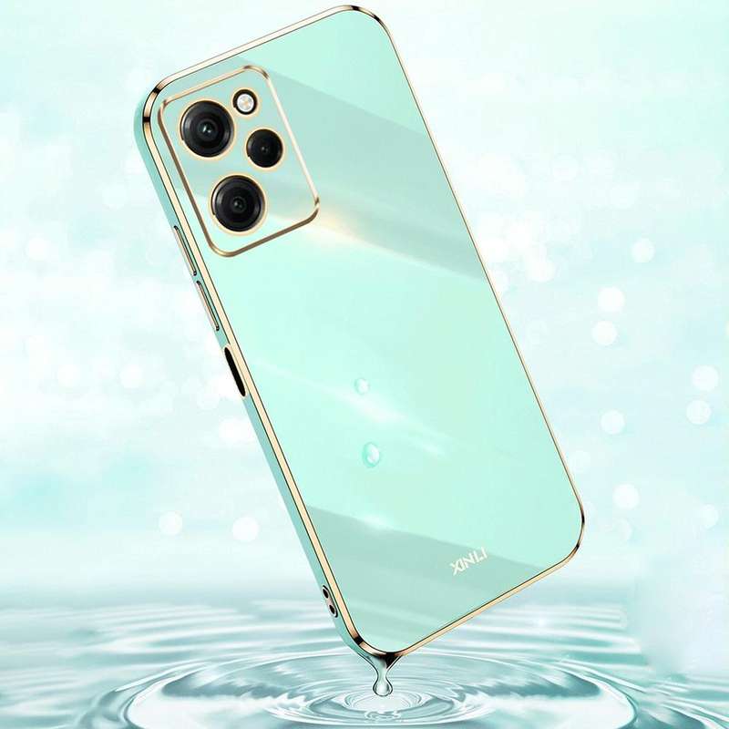 For Xiaomi Redmi Note 12 Pro Speed XINLI Straight Edge 6D Electroplate TPU Phone Case(Black)