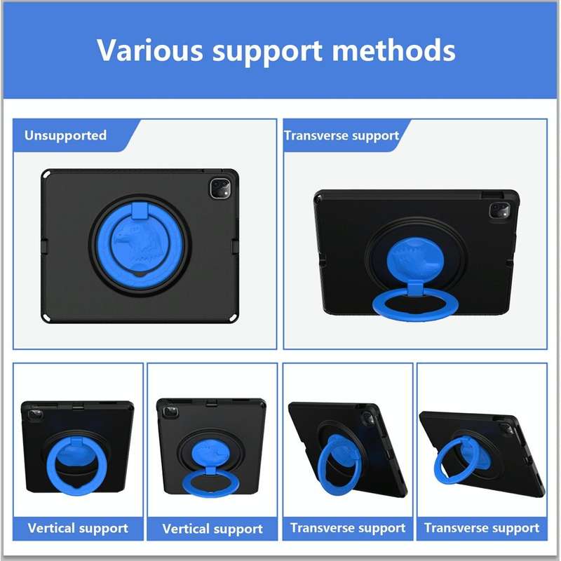 For iPad Pro 12.9 inch 2022/2021/2020/2018 EVA + PC Shockproof Tablet Case without Waterproof Fra...