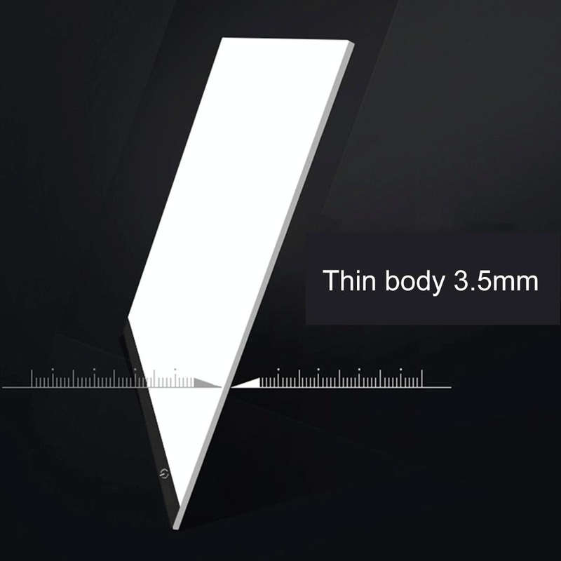 5W 3.5mm Ultra-thin USB A4 Paper LED Copy Pad Dimmable Digital Board Copy Desk Art Drawing Tracin...