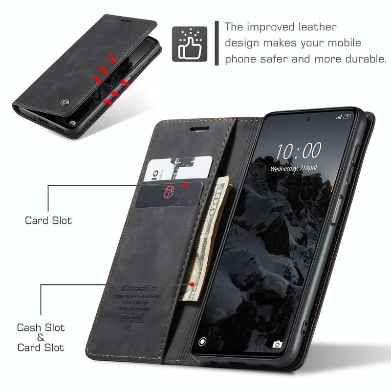 For Xiaomi Redmi Note 12 Pro 5G / Poco X5 Pro CaseMe 013 Multifunctional Horizontal Flip Leather ...