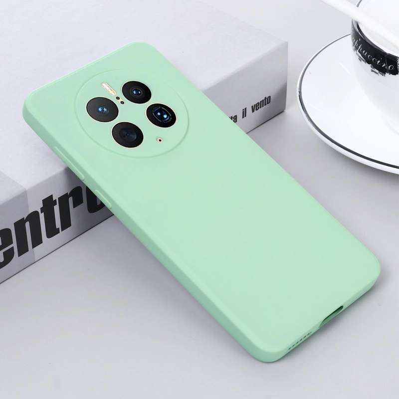 For Huawei Mate 50 Pro Solid Color Liquid Silicone Dropproof Full Coverage Protective Case(Green)