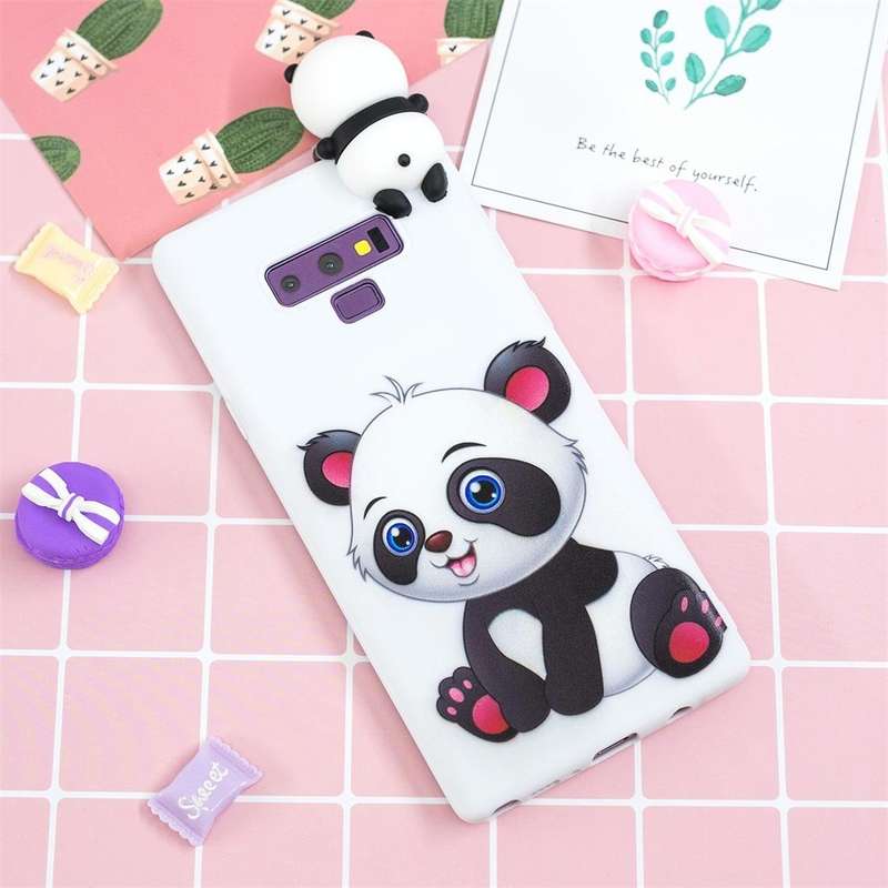 For Galaxy Note 9 Shockproof Cartoon TPU Protective Case(Panda)