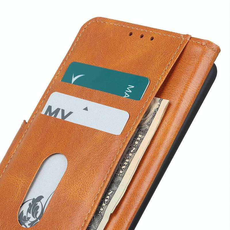For Samsung Galaxy A33 5G Mirren Crazy Horse Texture Horizontal Flip Leather Phone Case with Hold...