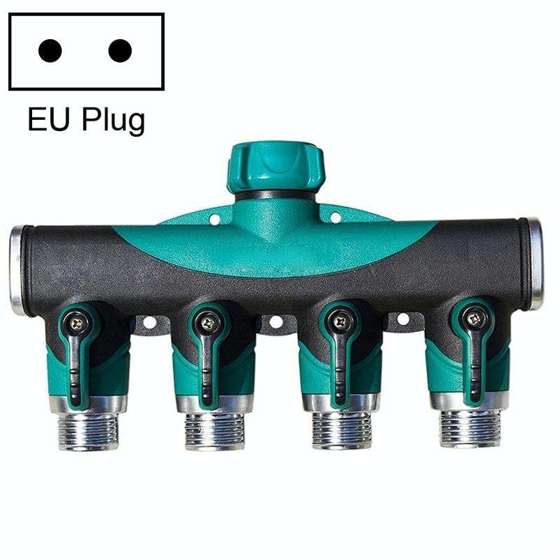 4 In 1 Multi-function Garden Water Sprinklers Lawn Irrigation Valve Water Dividing Controller Wat...